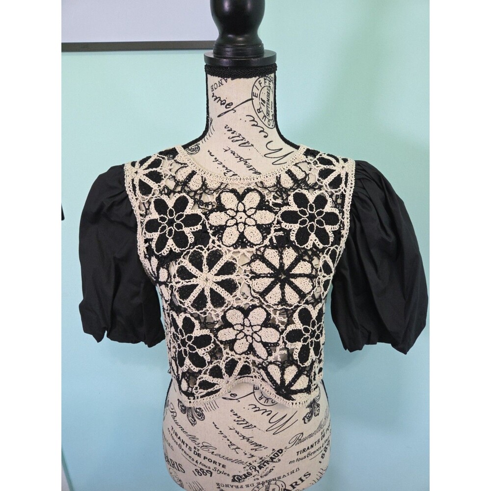 Cloud ten for The Moment Crochet Blouse medium